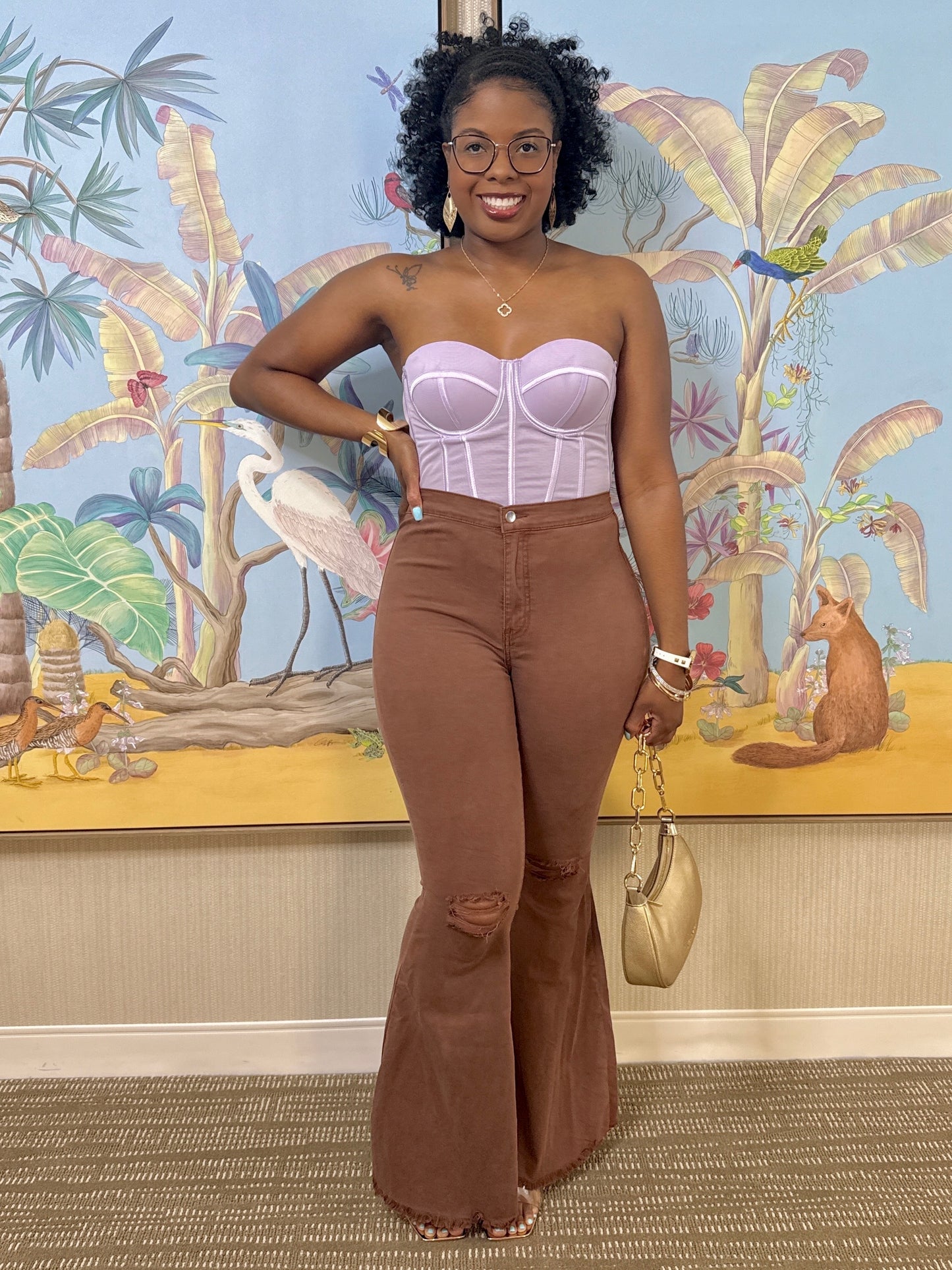 Lavender Love Corset