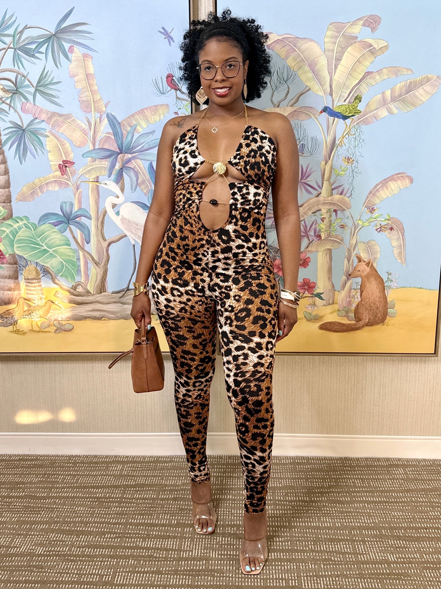 Wild Side Halter Jumpsuit