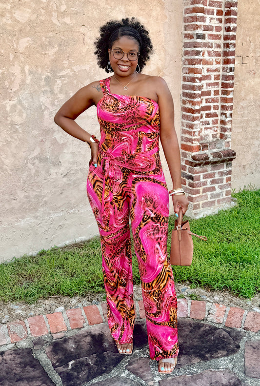 Joya Pink Jumpsuit