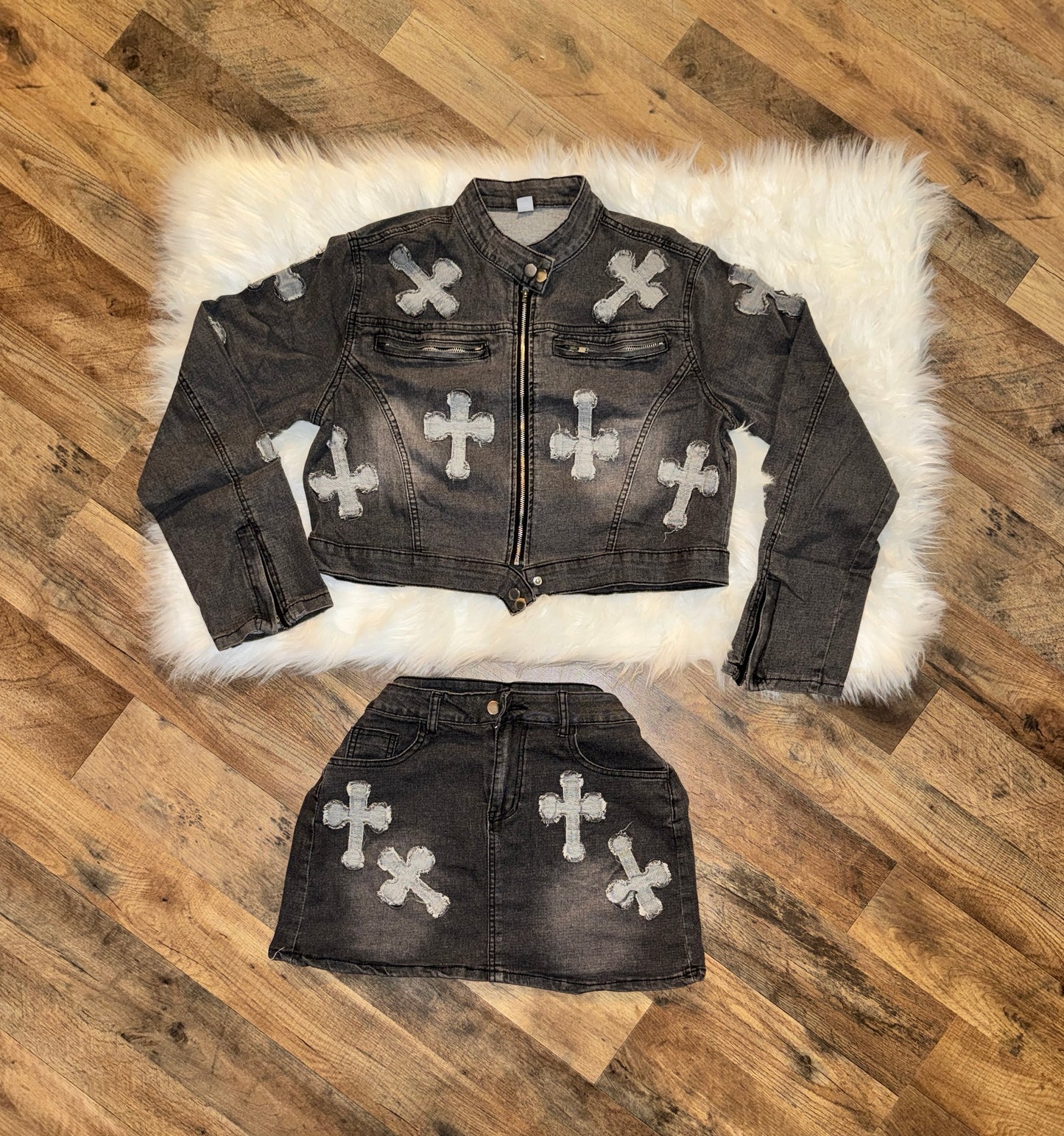 Denim Cross Set (2 Colors Available)